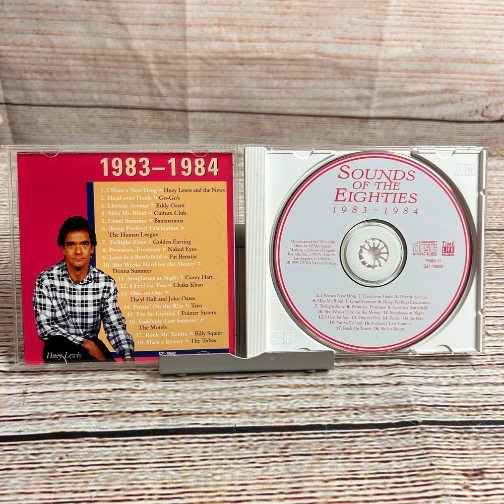 Time Life Sounds of the Eighties 1983-1984 CD Various Artists R988-11 Pop Rock - Picture 2 of 4